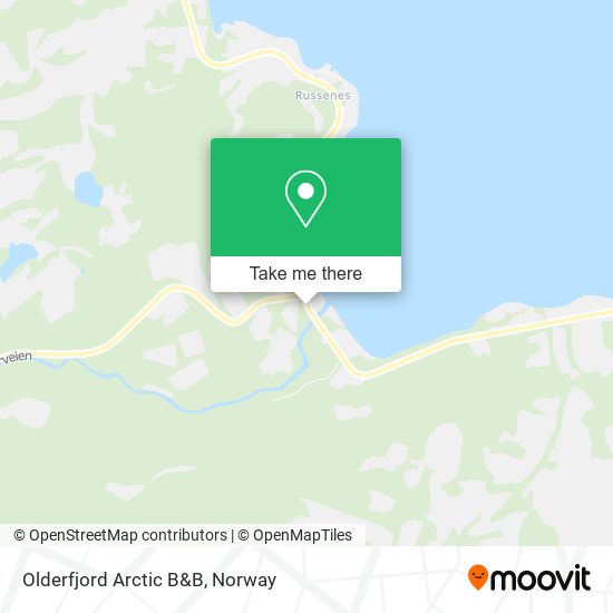 Olderfjord Arctic B&B map