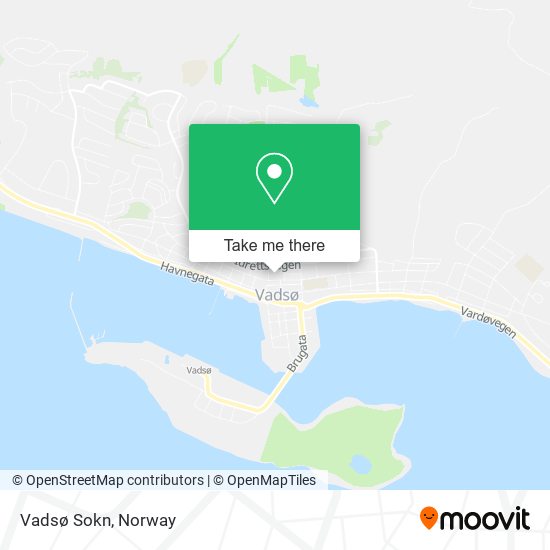 Vadsø Sokn map