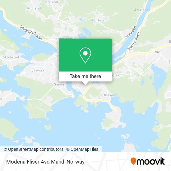 Modena Fliser Avd Mand map