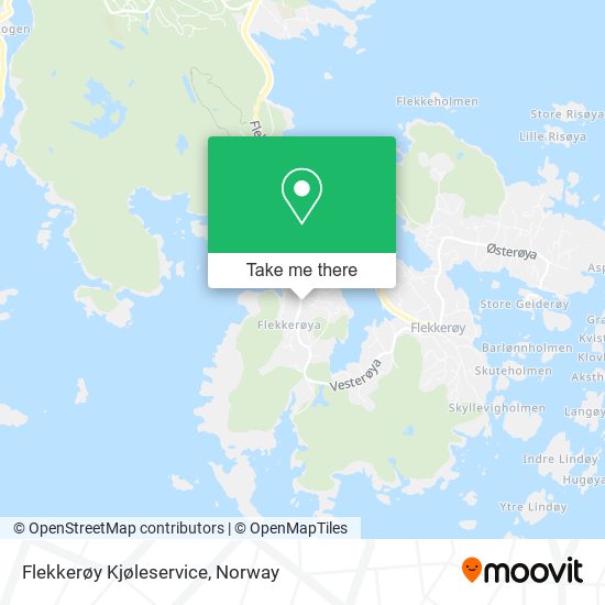 Flekkerøy Kjøleservice map