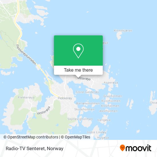 Radio-TV Senteret map