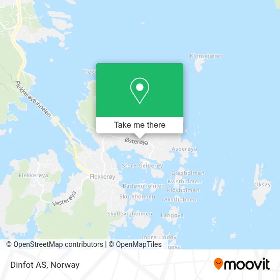 Dinfot AS map