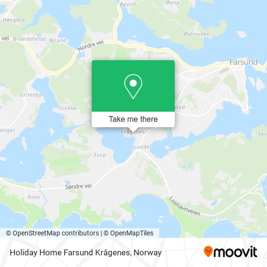 Holiday Home Farsund Krågenes map