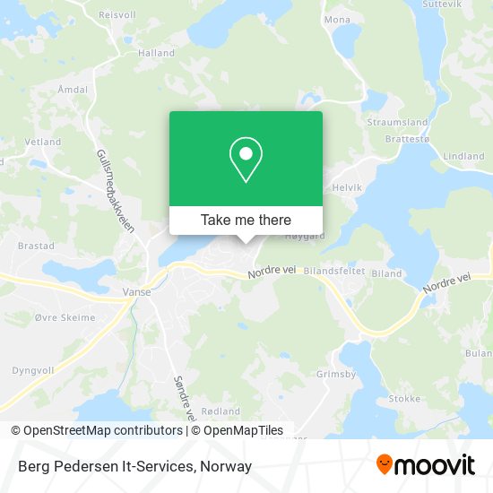 Berg Pedersen It-Services map
