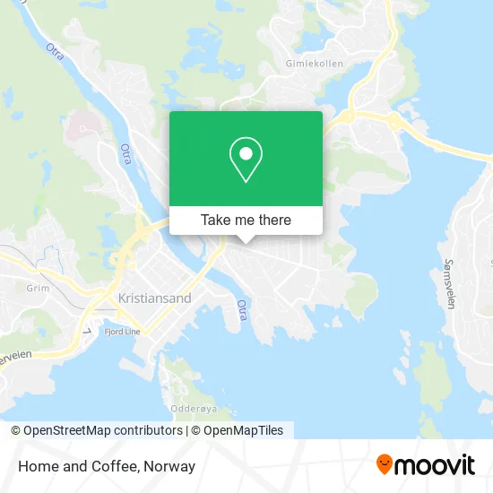 Home and Coffee map