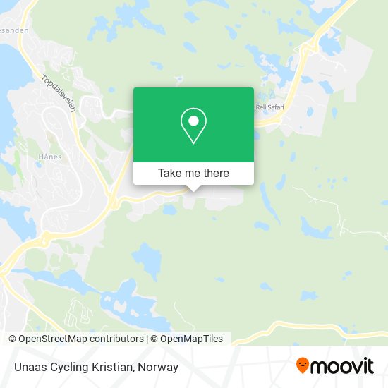 Unaas Cycling Kristian map