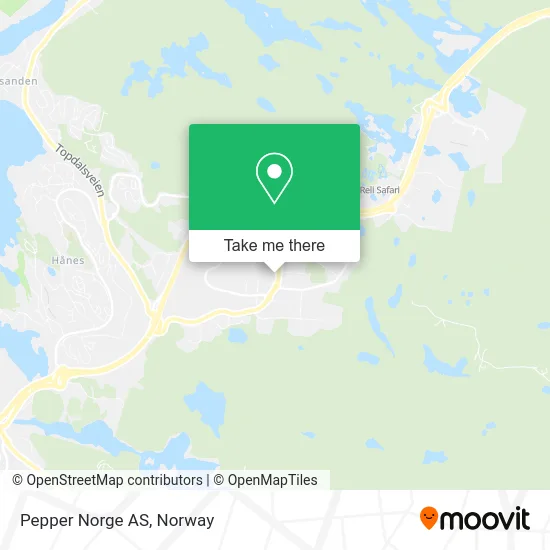 Pepper Norge AS map