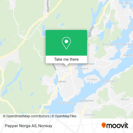 Pepper Norge AS map