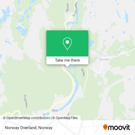 Norway Overland map