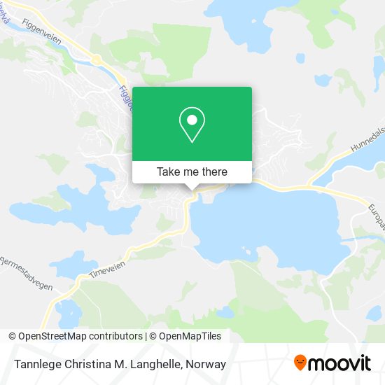 Tannlege Christina M. Langhelle map