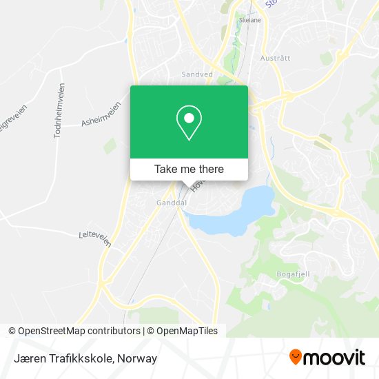 Jæren Trafikkskole map