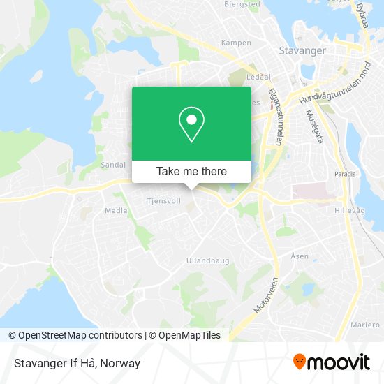 Stavanger If Hå map