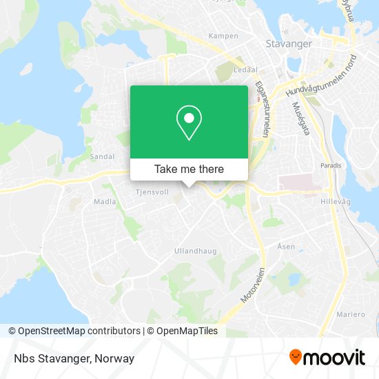 Nbs Stavanger map