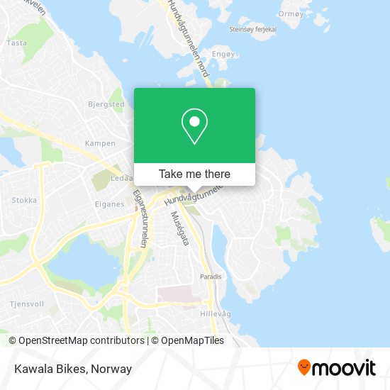 Kawala Bikes map