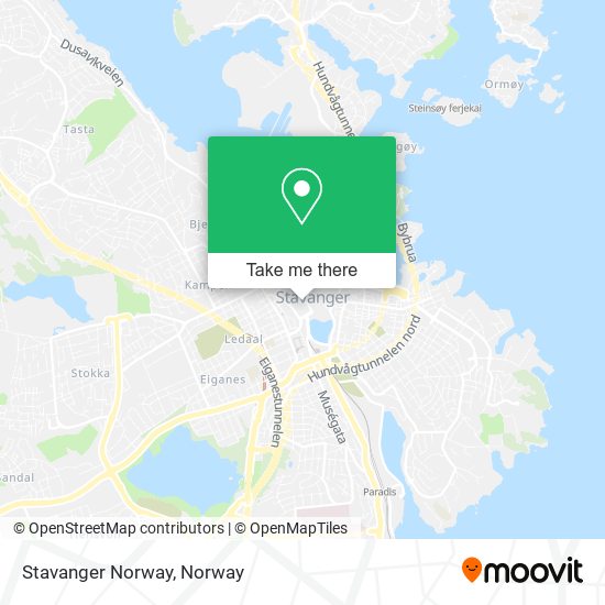 Stavanger Norway map