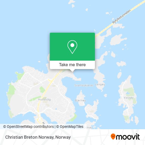 Christian Breton Norway map
