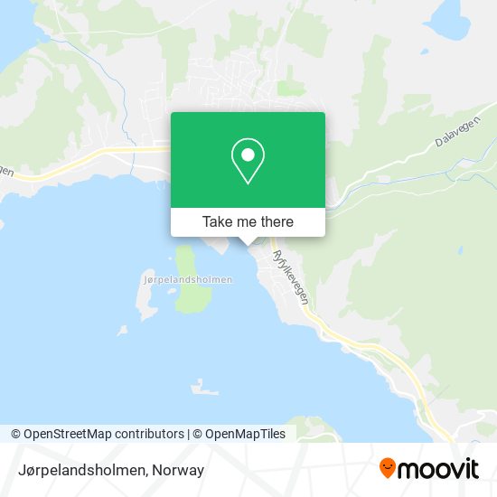 Jørpelandsholmen map