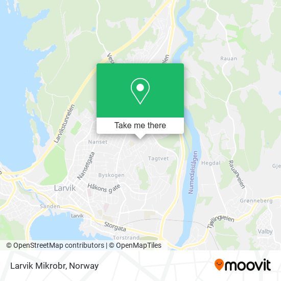 Larvik Mikrobr map