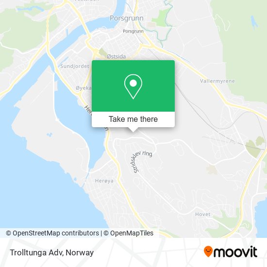 Trolltunga Adv map