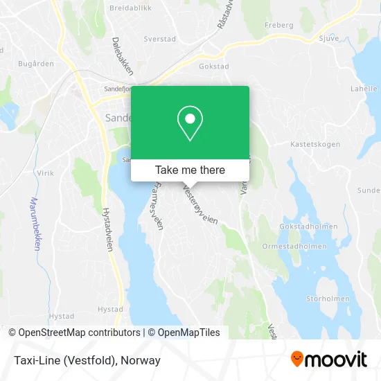 Taxi-Line (Vestfold) map