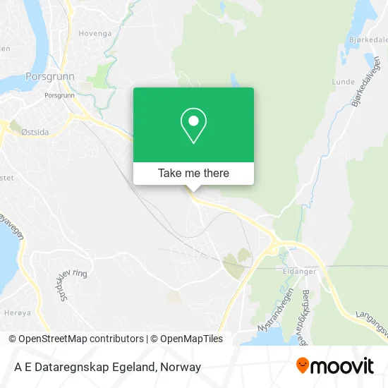 A E Dataregnskap Egeland map