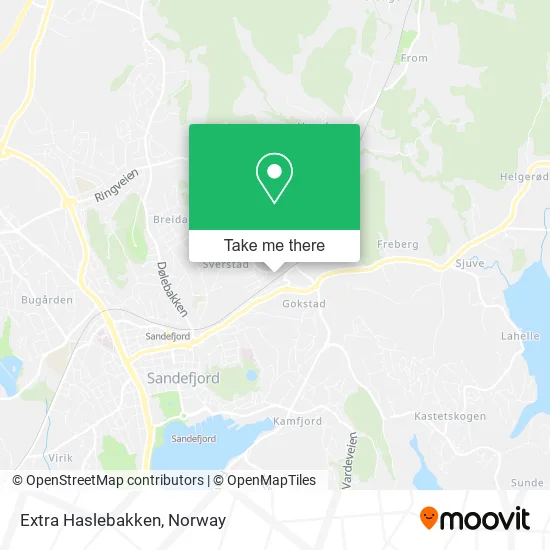 Extra Haslebakken map