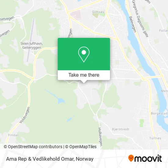 Ama Rep & Vedlikehold Omar map