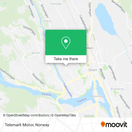 Telemark Motor map