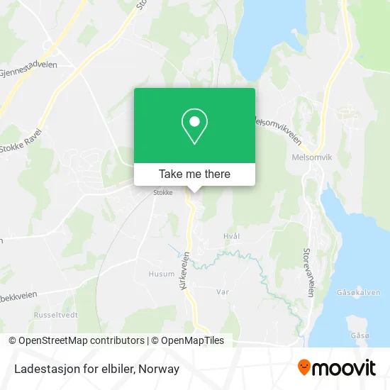 Ladestasjon for elbiler map