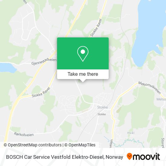 BOSCH Car Service Vestfold Elektro-Diesel map