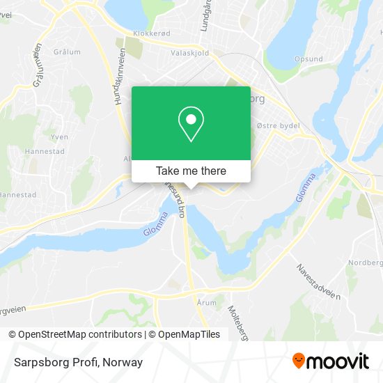 Sarpsborg Profi map