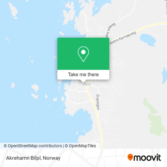 Akrehamn Bilpl map