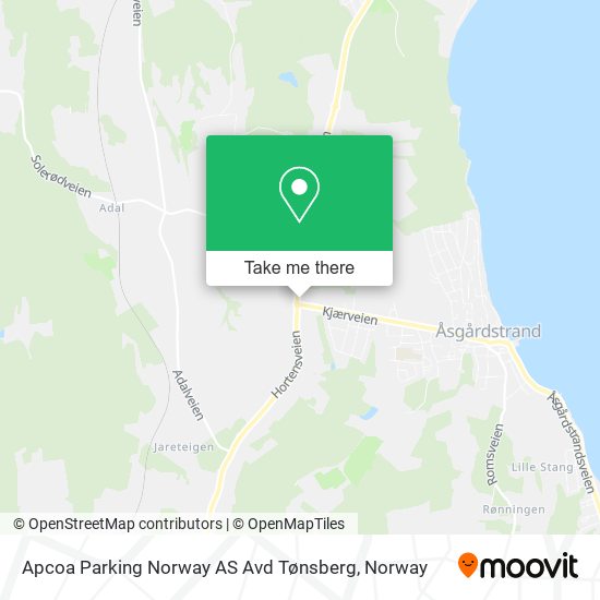 Apcoa Parking Norway AS Avd Tønsberg map
