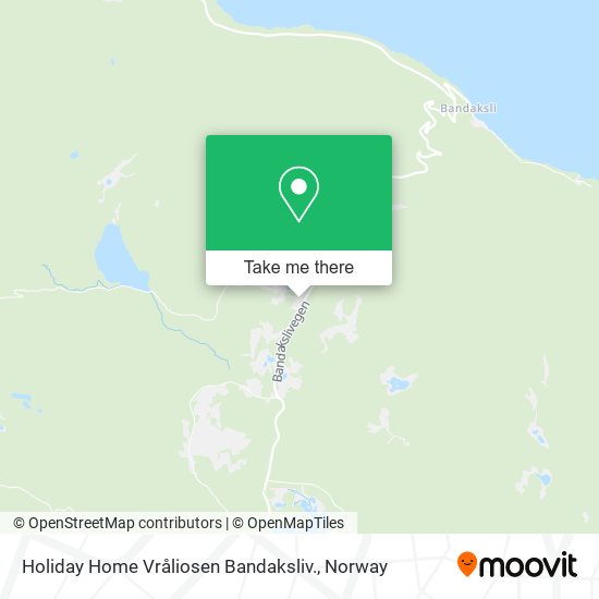 Holiday Home Vråliosen Bandaksliv. map