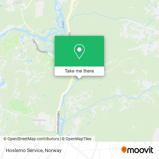 Hoslemo Service map