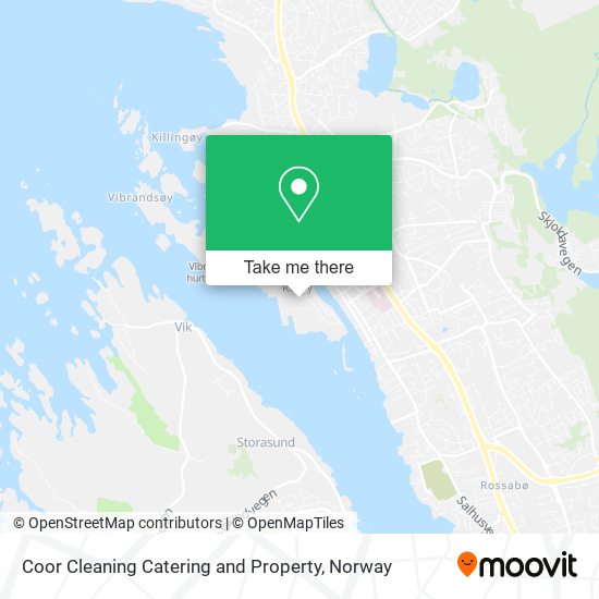 Coor Cleaning Catering and Property map