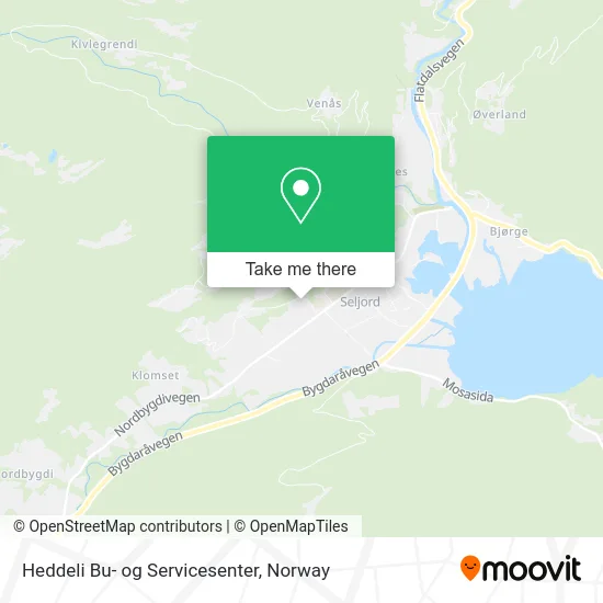 Heddeli Bu- og Servicesenter map