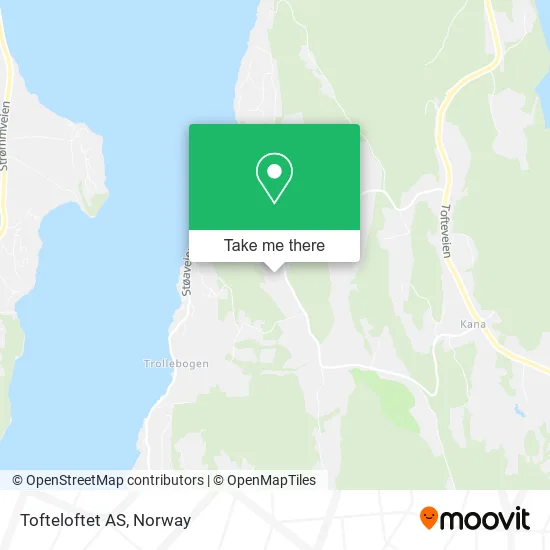 Tofteloftet AS map