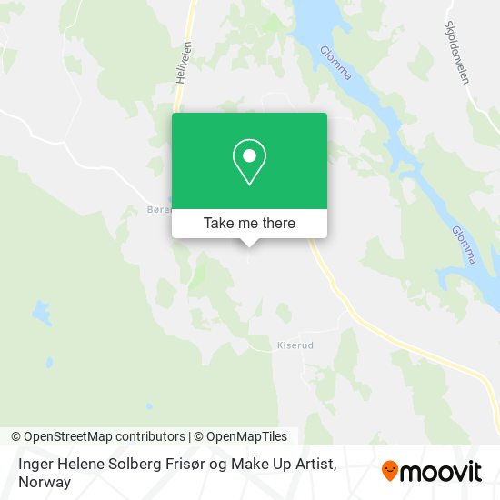 Inger Helene Solberg Frisør og Make Up Artist map