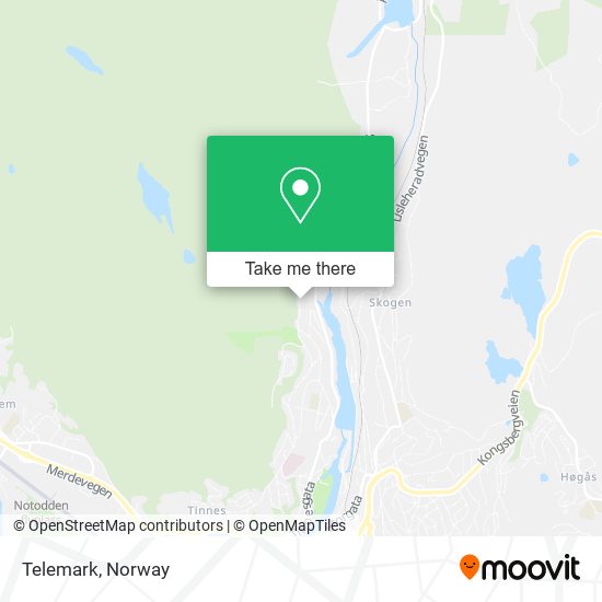 Telemark map