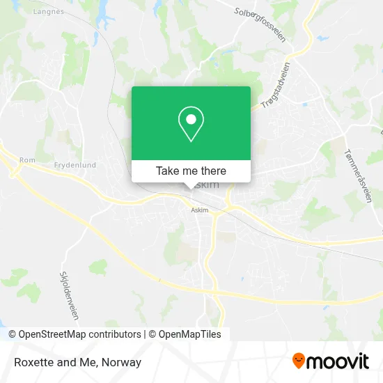 Roxette and Me map