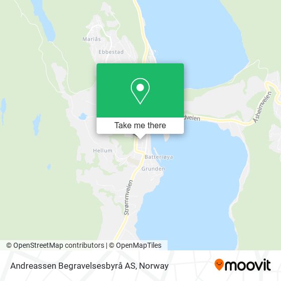 Andreassen Begravelsesbyrå AS map
