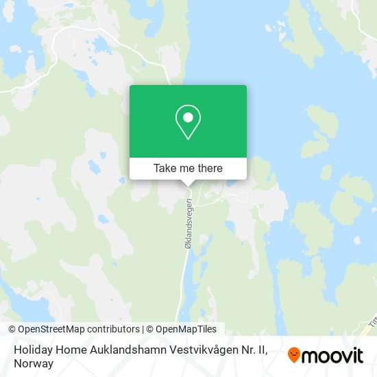 Holiday Home Auklandshamn Vestvikvågen Nr. II map