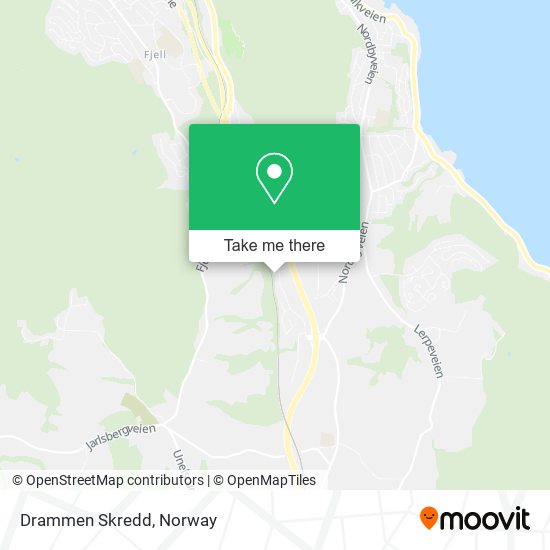 Drammen Skredd map