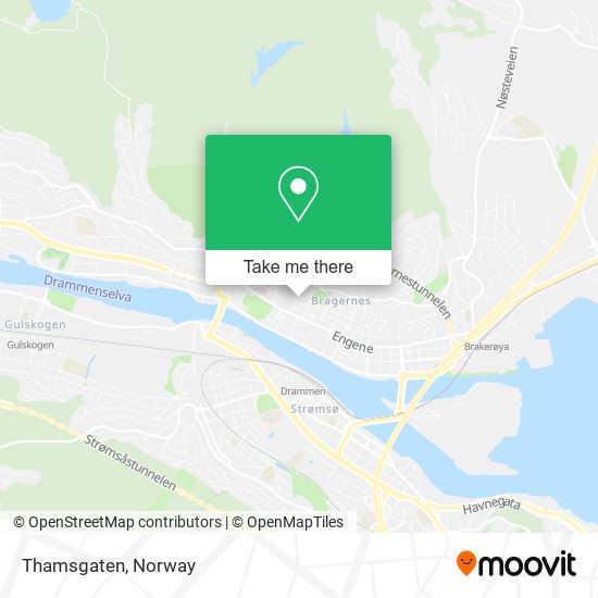 Thamsgaten map