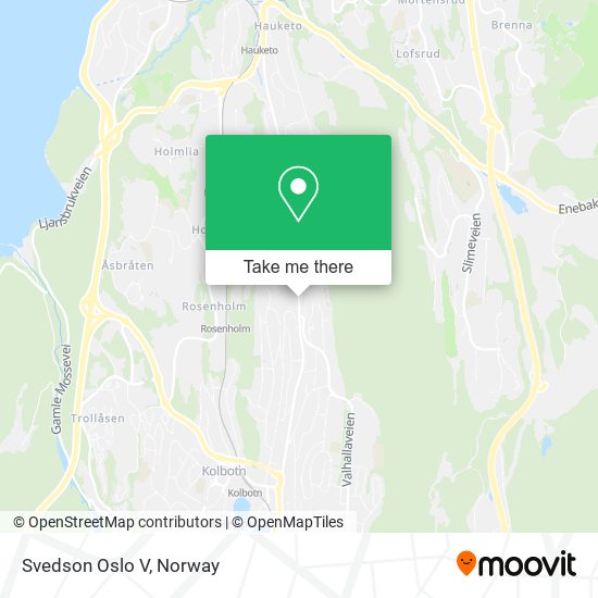 Svedson Oslo V map