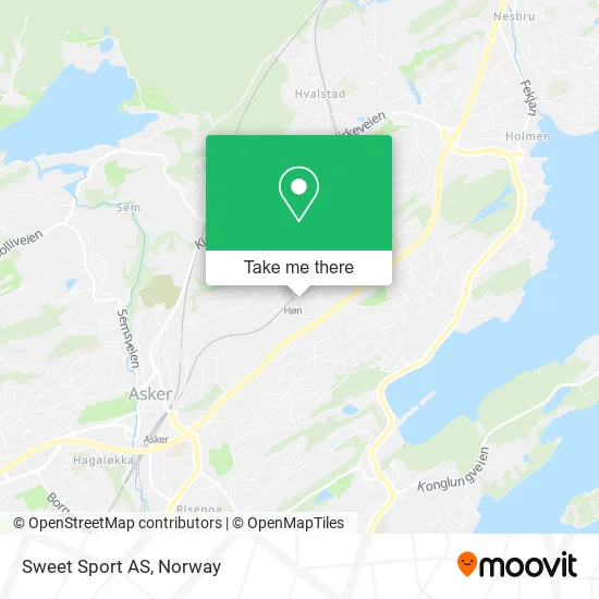Sweet Sport AS map