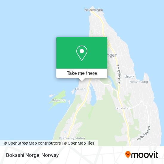 Bokashi Norge map