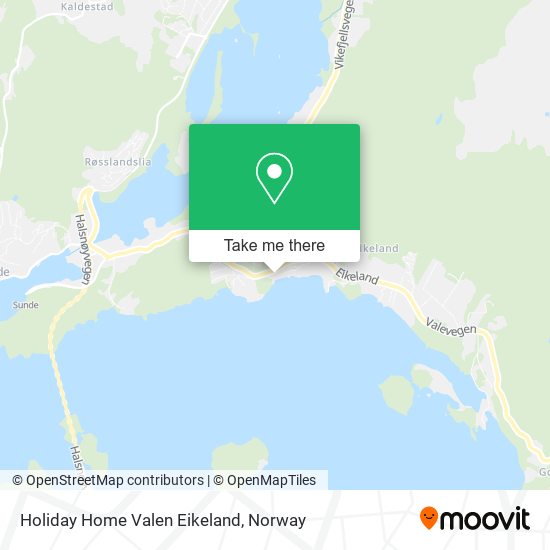 Holiday Home Valen Eikeland map