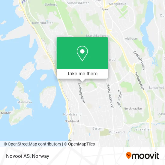 Novooi AS map